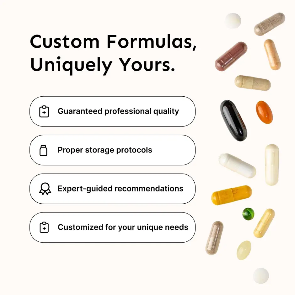 Healthcare professional discussing botanical supplementation approach